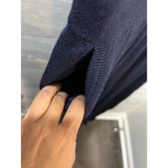 Joie Solid Color Sweater Jumpsuit Drawstring Sleeveless Medium - Picture 3 of 5